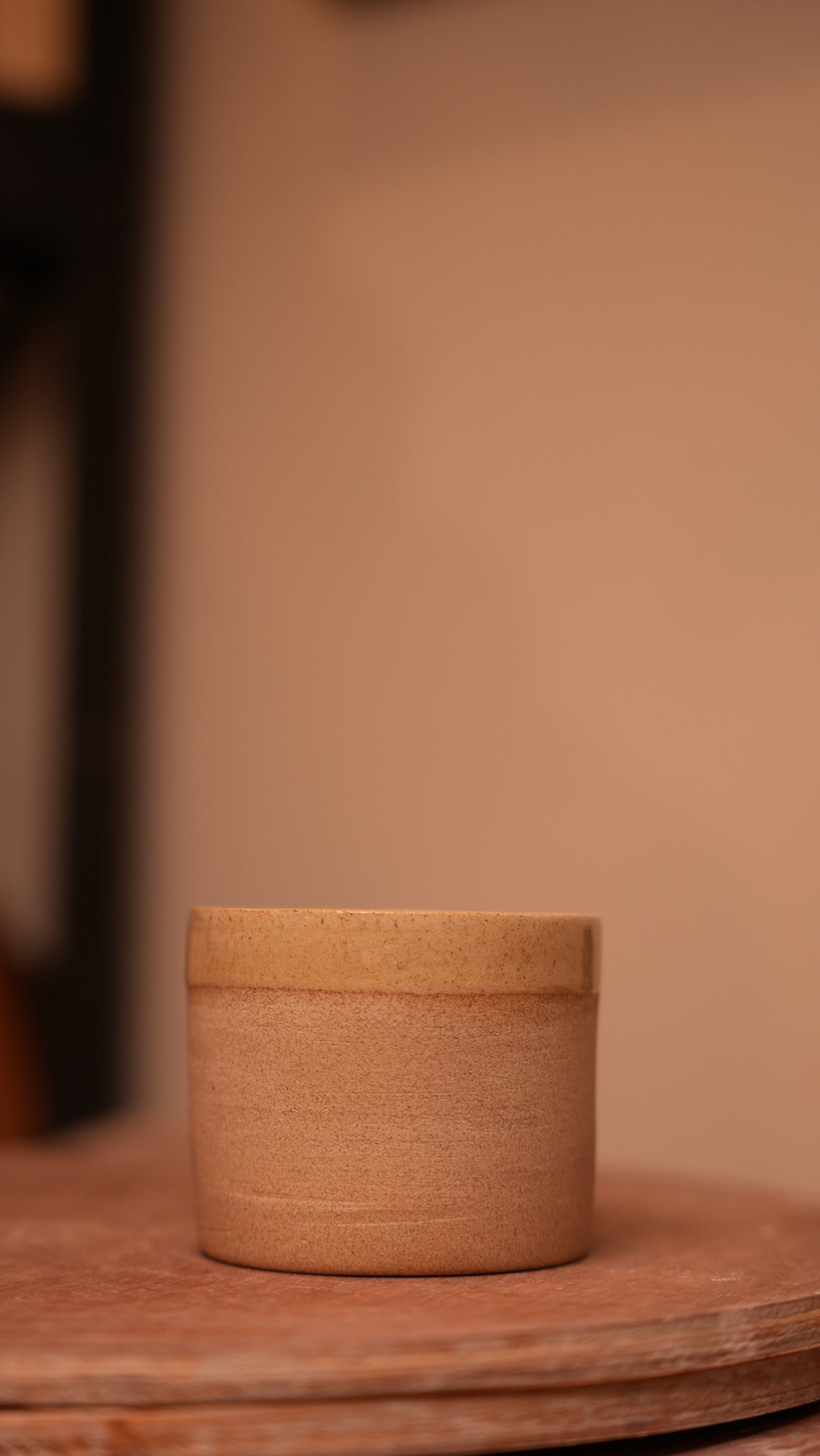 Half-Glazed Cortado Cup in Toffee 120 ML