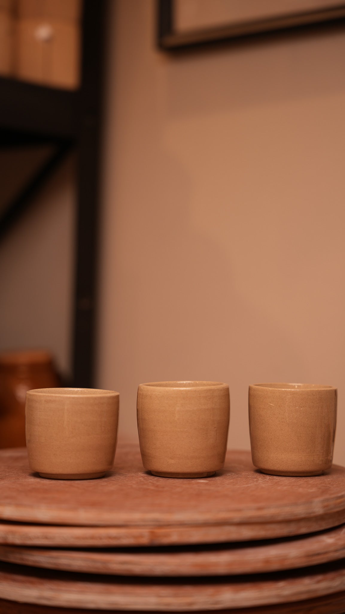 Toffee Espresso Cups - Set of Three